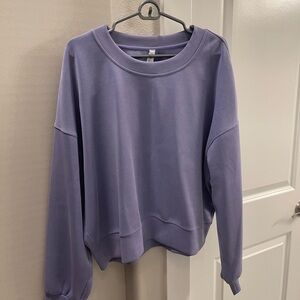 Lululemon Softstreme Perfectly Oversized Cropped Crew